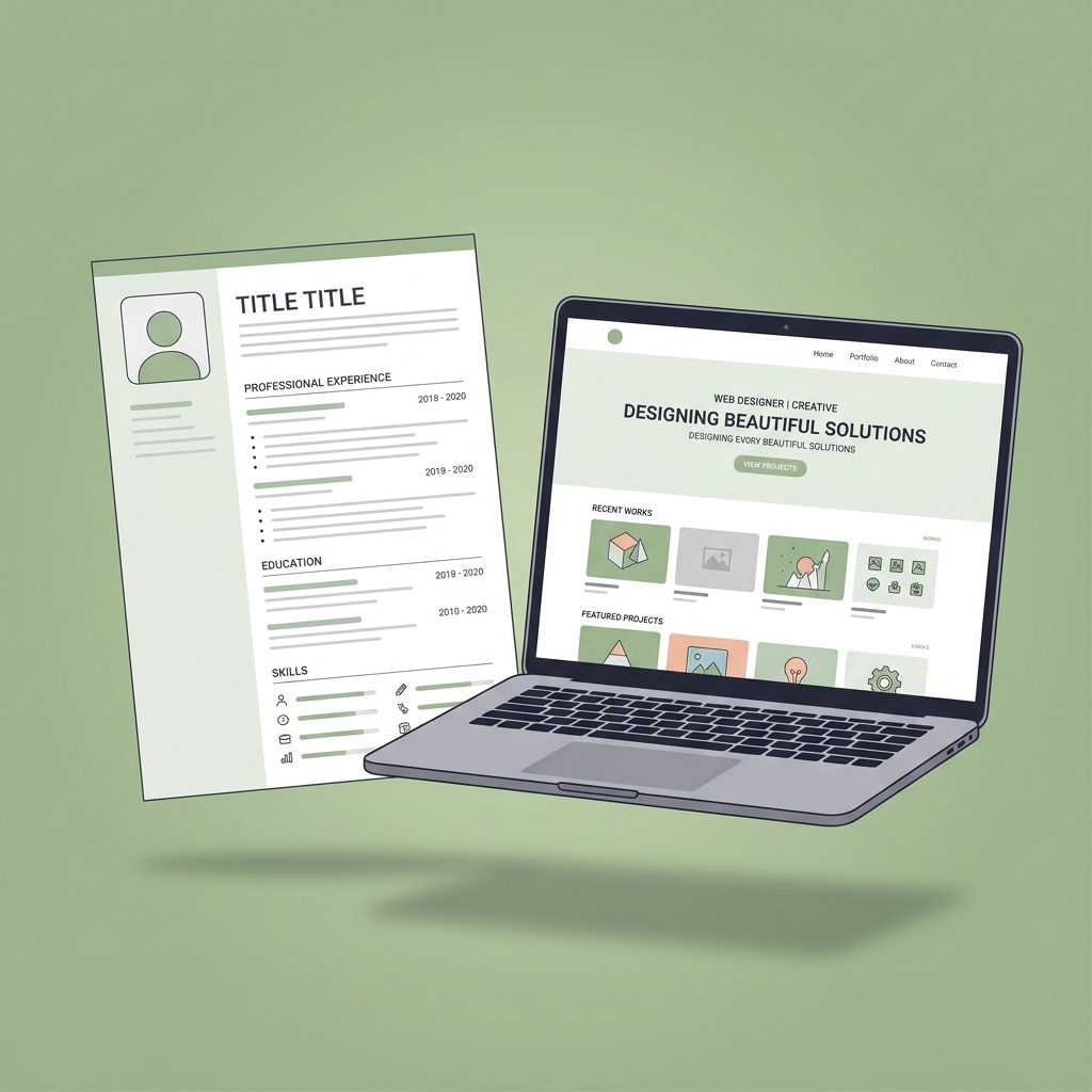 CV dan Web Portofolio Profesional